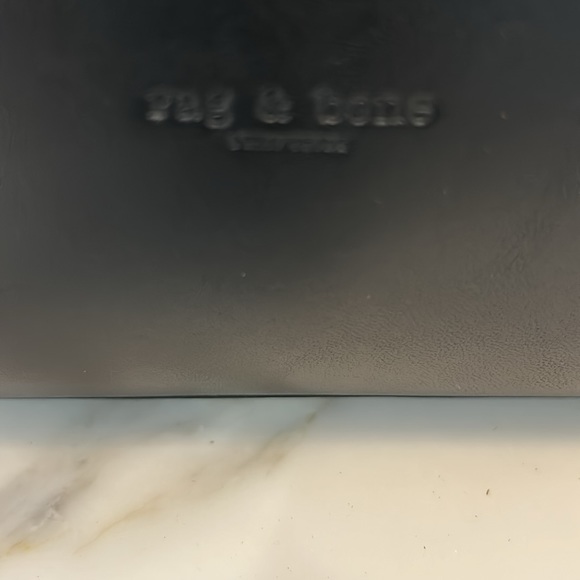 NWT Rag & Bone black leather tote/purse/bag - Picture 3 of 9